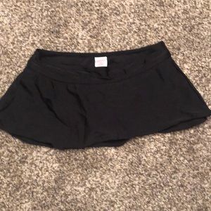 Black Swim Suit Skirt Bottom